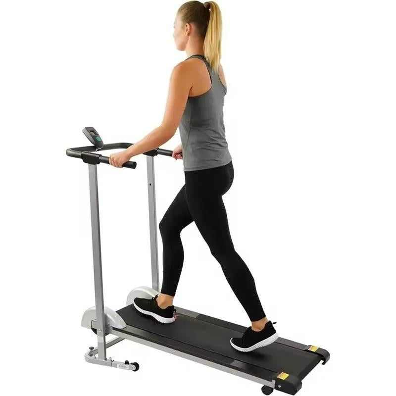 High-Speed Foldable Walkingpad Treadmill with Safety Handrail - Perfect for Home Use and Enhanced Safety
