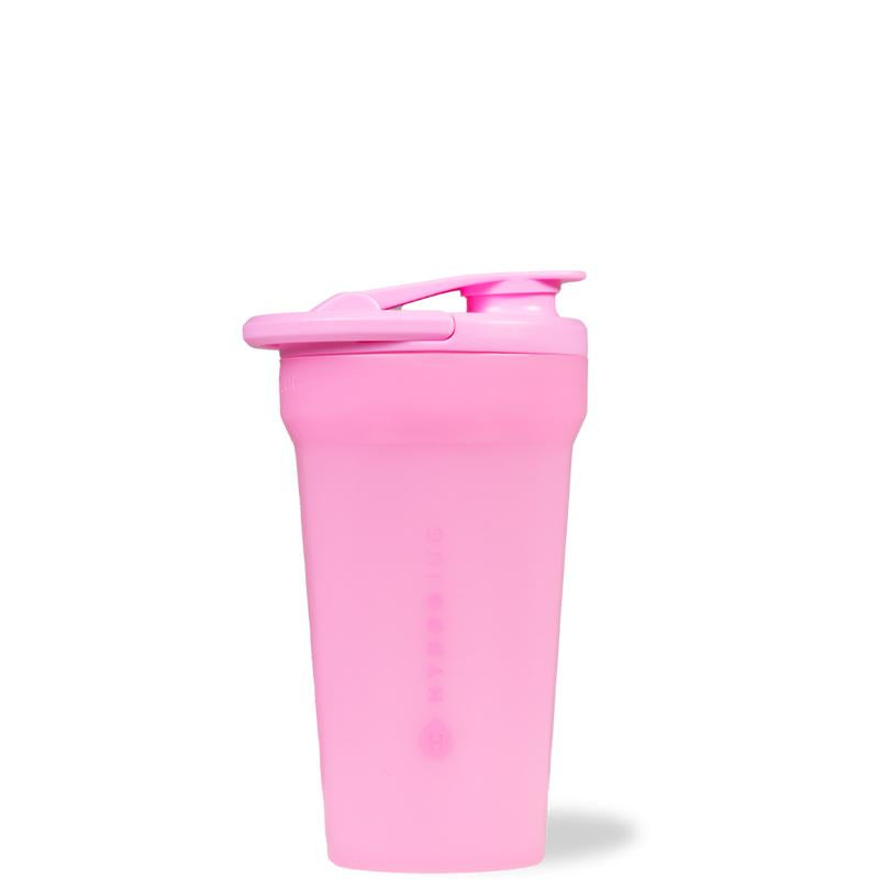 Hydrojug 20 Oz Noiseless Shaker Bottle – 100% Leakproof Shaker Cup for Protein Mixes, Pre-Workout & Supplement Shakes