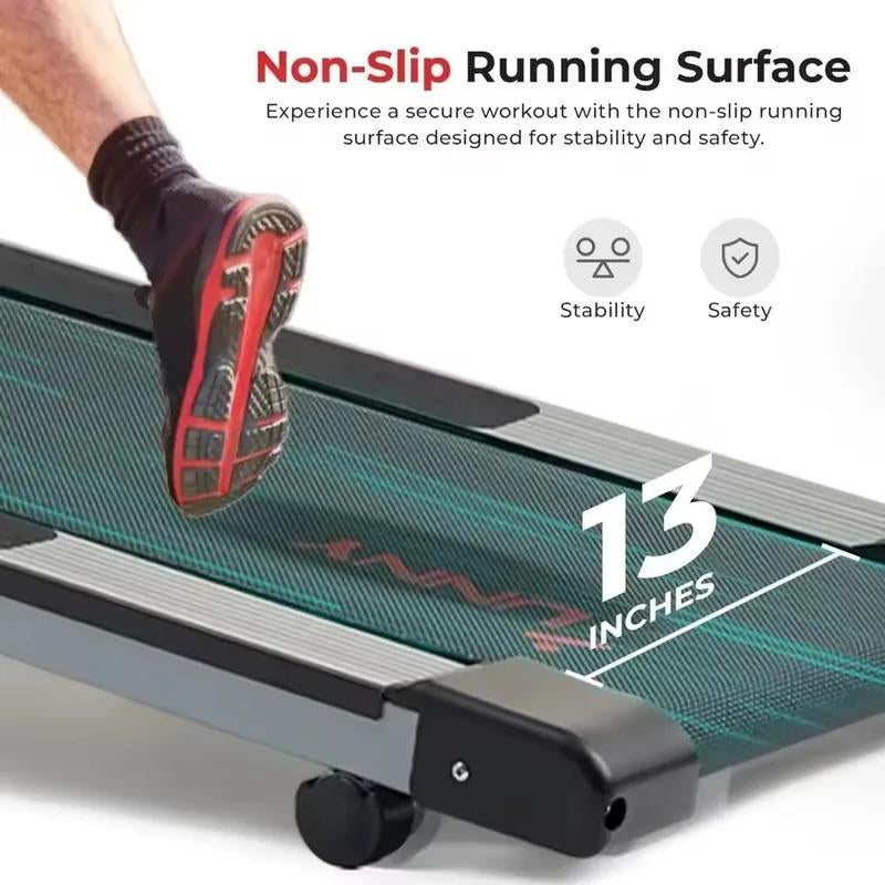 High-Speed Foldable Walkingpad Treadmill with Safety Handrail - Perfect for Home Use and Enhanced Safety
