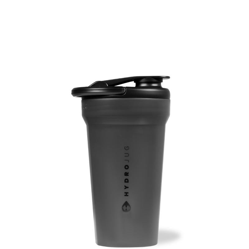 Hydrojug 20 Oz Noiseless Shaker Bottle – 100% Leakproof Shaker Cup for Protein Mixes, Pre-Workout & Supplement Shakes