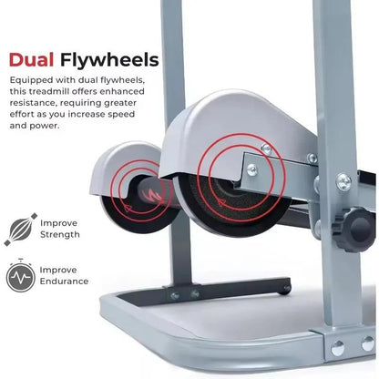High-Speed Foldable Walkingpad Treadmill with Safety Handrail - Perfect for Home Use and Enhanced Safety